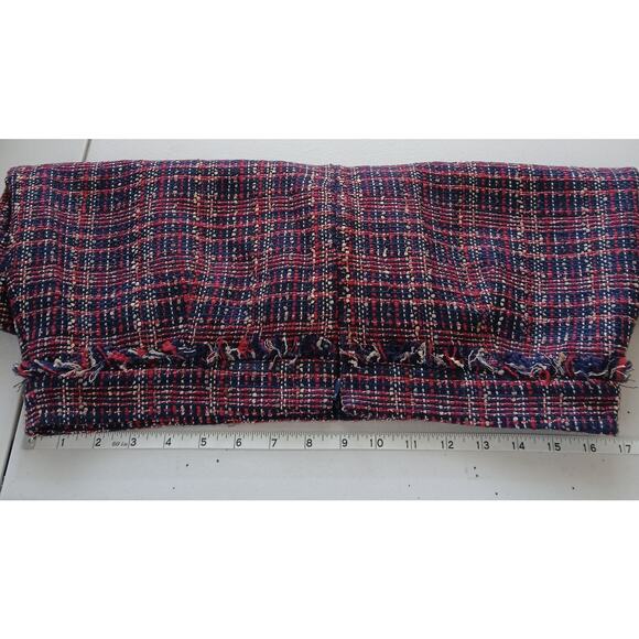 Court & Rowe Belle Noel Plaid Tweed Mini Skirt Womens LG Preppy Academia School - Picture 9 of 11